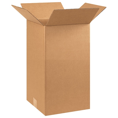 10 in x 10 in x 18 in Shipping Box, Kraft, Corrugate, Single Wall, 32 ECT MPN:22XK87