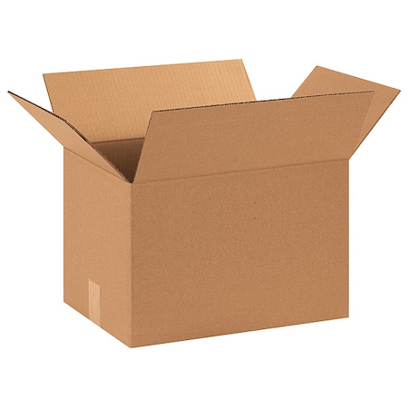 15 in x 11 in x 11 in Shipping Box, Kraft, Corrugate, Single Wall, 32 ECT MPN:22XK94