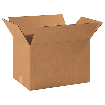 18 in x 13 in x 12 in Shipping Box, Kraft, Corrugate, Single Wall, 32 ECT MPN:22XL11