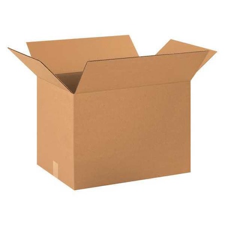 19 in x 13 in x 13 in Shipping Box, Kraft, Corrugate, Single Wall, 32 ECT MPN:22XL13