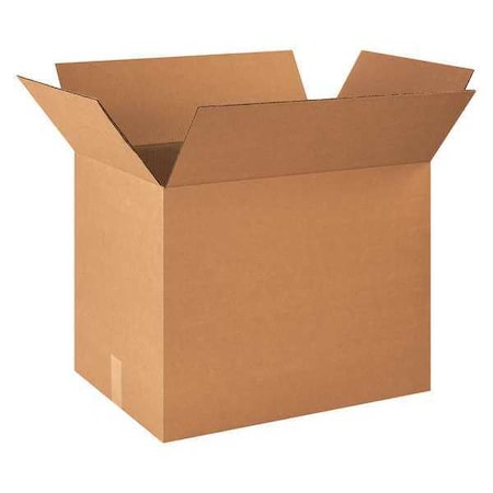 23 in x 16 in x 18 5/8 in Shipping Box, Kraft, Corrugate, Single Wall, 32 ECT MPN:22XL26