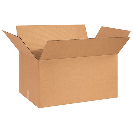 24 in x 15 in x 12 in Shipping Box, Kraft, Corrugate, Single Wall, 32 ECT MPN:22XL27