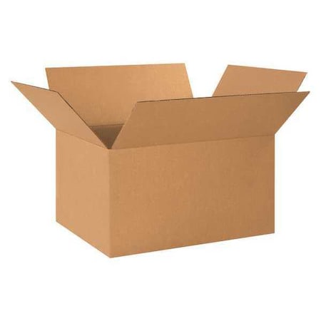 24 in x 17 in x 12 in Shipping Box, Kraft, Corrugate, Single Wall, 32 ECT MPN:22XL29