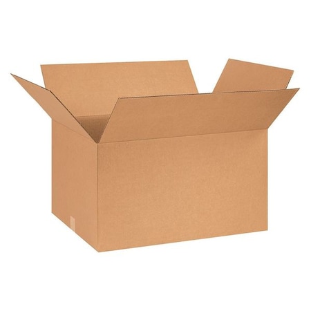 26 in x 18 in x 14 in Shipping Box, Kraft, Corrugate, Single Wall, 32 ECT MPN:22XL34