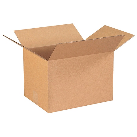 13 1/4 in x 10 1/4 in x 9 in Shipping Box, Kraft, Corrugate, Single Wall, 32 ECT MPN:22XL58