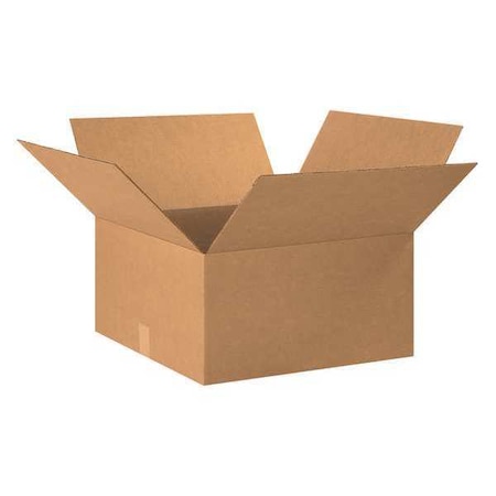 18 1/2 in x 18 1/2 in x 9 in Shipping Box, Kraft, Corrugate, Single Wall, 32 ECT MPN:22XL76