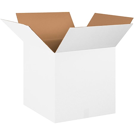 20 in x 20 in x 20 in Shipping Box, White, Corrugate, Single Wall, 32 ECT MPN:22XL77