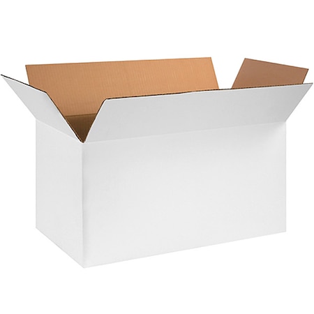 24 in x 12 in x 12 in Shipping Box, White, Corrugate, Single Wall, 32 ECT MPN:22XL78