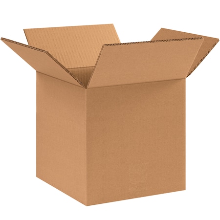 10 in x 10 in x 10 in Shipping Box, Kraft, Corrugate, Double Wall, 48 ECT MPN:22XL98