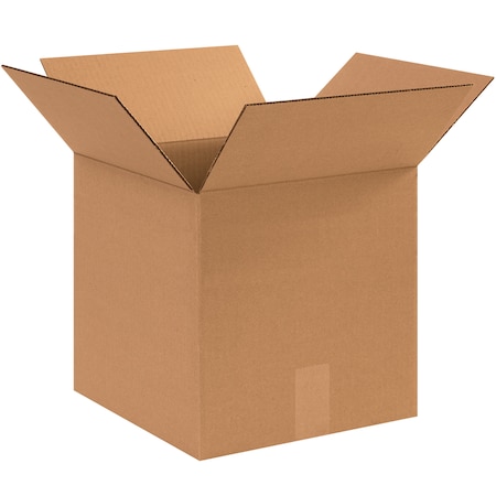 12 in x 12 in x 12 in Shipping Box, Kraft, Corrugate, Single Wall, 44 ECT MPN:22XM04