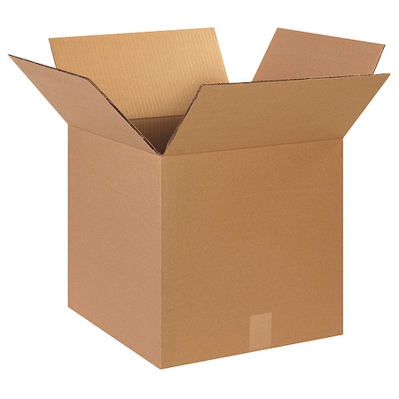 15 in x 15 in x 15 in Shipping Box, Kraft, Corrugate, Double Wall, 48 ECT MPN:22XM18
