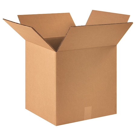 16 in x 16 in x 16 in Shipping Box, Kraft, Corrugate, Double Wall, 48 ECT MPN:22XM24