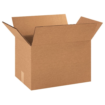 18 in x 12 in x 12 in Shipping Box, Kraft, Corrugate, Double Wall, 48 ECT MPN:22XM32