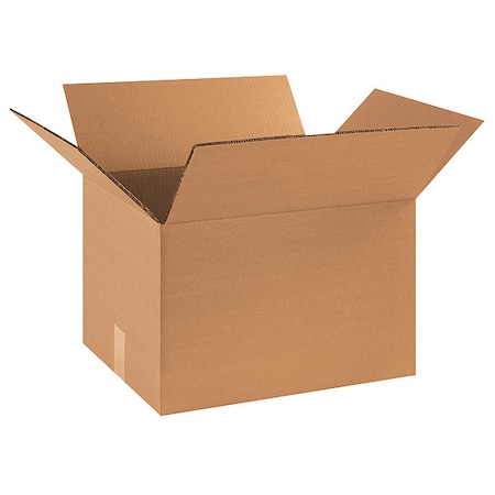 18 in x 14 in x 12 in Shipping Box, Kraft, Corrugate, Double Wall, 48 ECT MPN:22XM33