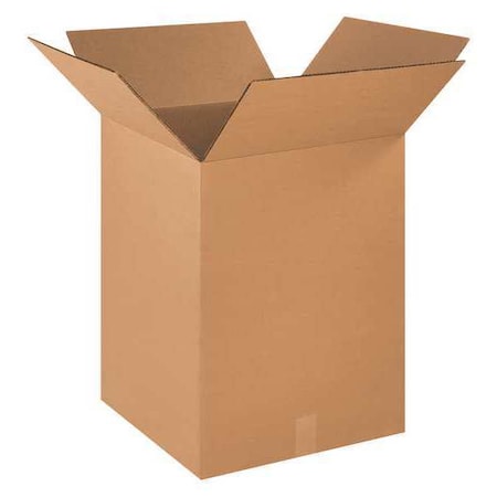 18 in x 18 in x 24 in Shipping Box, Kraft, Corrugate, Double Wall, 48 ECT MPN:22XM38