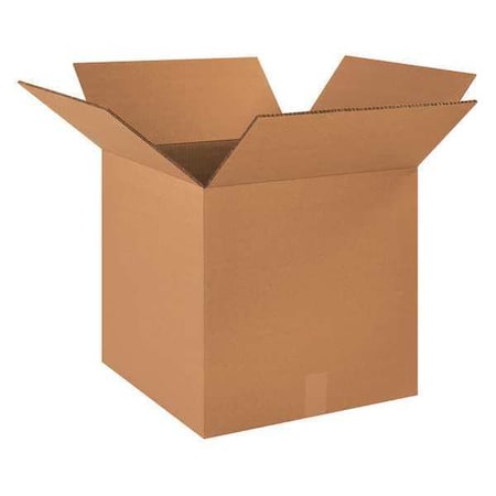 18 in x 18 in x 18 in Shipping Box, Kraft, Corrugate, Double Wall, 48 ECT MPN:22XM40