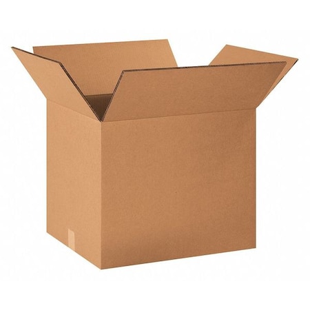 20 in x 16 in x 16 in Shipping Box, Kraft, Corrugate, Double Wall, 48 ECT MPN:22XM45