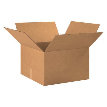 20 in x 20 in x 12 in Shipping Box, Kraft, Corrugate, Double Wall, 48 ECT MPN:22XM47