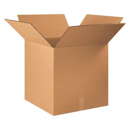 22 in x 22 in x 22 in Shipping Box, Kraft, Corrugate, Double Wall, 48 ECT MPN:22XM54