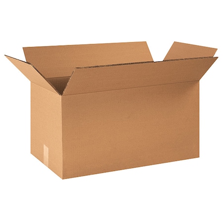 24 in x 12 in x 12 in Shipping Box, Kraft, Corrugate, Double Wall, 48 ECT MPN:22XM56