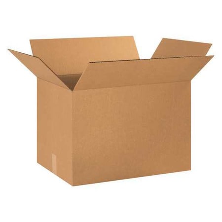 24 in x 16 in x 16 in Shipping Box, Kraft, Corrugate, Double Wall, 48 ECT MPN:22XM57