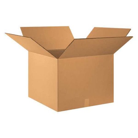 24 in x 24 in x 18 in Shipping Box, Kraft, Corrugate, Double Wall, 48 ECT MPN:22XM66