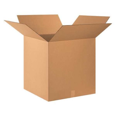 24 in x 24 in x 24 in Shipping Box, Kraft, Corrugate, Single Wall, 44 ECT MPN:22XM67