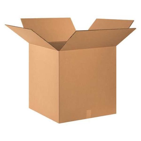 24 in x 24 in x 24 in Shipping Box, Kraft, Corrugate, Double Wall, 48 ECT MPN:22XM69