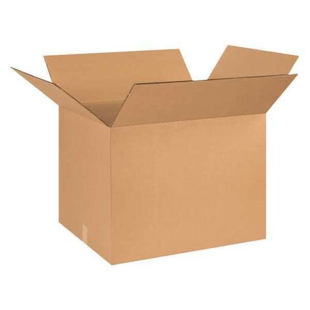 26 in x 20 in x 20 in Shipping Box, Kraft, Corrugate, Double Wall, 48 ECT MPN:22XM70