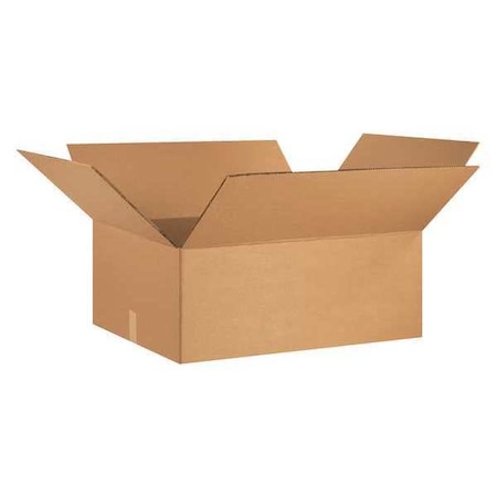 30 in x 24 in x 12 in Shipping Box, Kraft, Corrugate, Double Wall, 48 ECT MPN:22XM73