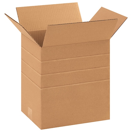 11 1/4 in x 8 3/4 in x 12 in Shipping Box, Kraft, Corrugate, Single Wall, 32 ECT MPN:22XM98