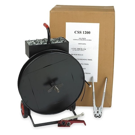 PlasticStrappingKit, 500lb, Polypropylene MPN:2CXL5