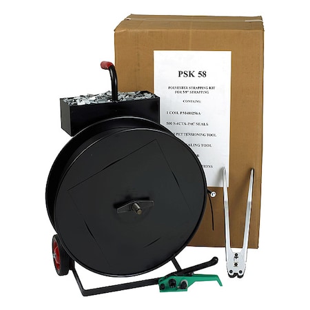 PlasticStrappingKit, 1, 400lb, Polyester MPN:2CXL7