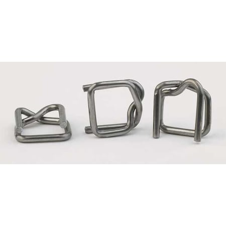 StrappingBuckle, Steel, Round;Flat, PK1000 MPN:2CXP2