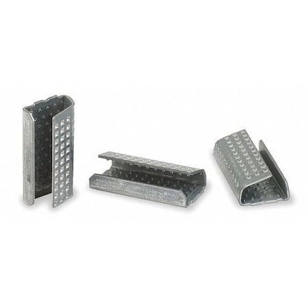 Strapping Seal, 5/8 In., Serrated, PK1000 MPN:2CXP6
