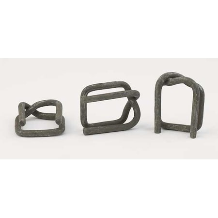 StrappingBuckle, Steel, Flat;Round, PK250 MPN:2CXR2