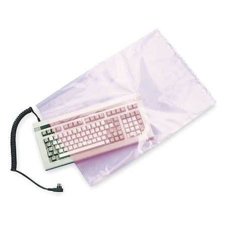 Open Poly Bags, 4 mil, Pink, None, 2000 PK MPN:2EWK8