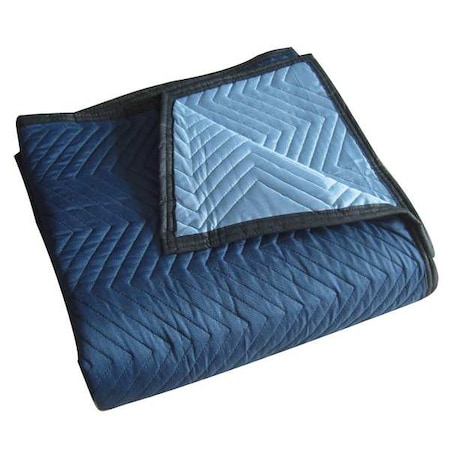 Quilted Moving Pad, L72xW80In, Blue, PK12 MPN:2NKT3
