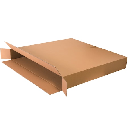 36 in x 5 in x 36 in Shipping Box, Kraft, Corrugate, Single Wall, 32 ECT MPN:36536FOL