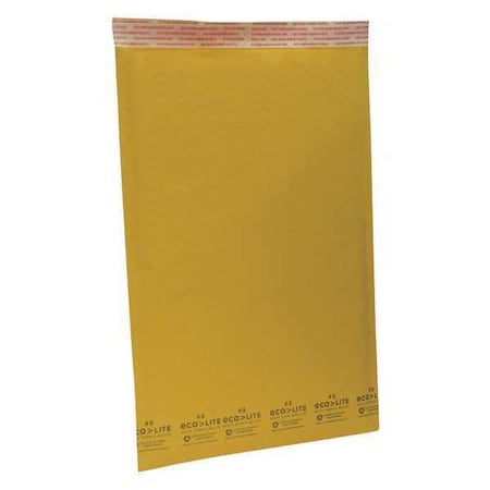 Mailer Envelope, Kraft, 10-1/2 in. W, PK100 MPN:36DY93