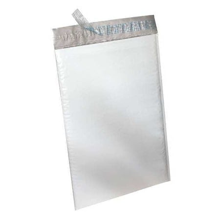 Mailer Envelope, White, Polyethylene, PK50 MPN:36DZ07