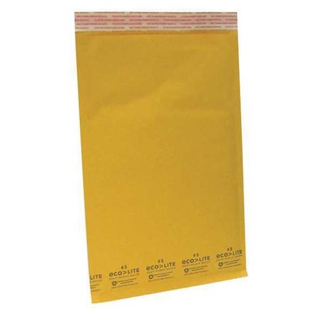 Mailer Envelope, Kraft, 14-1/2 in. L, PK100 MPN:36DZ18