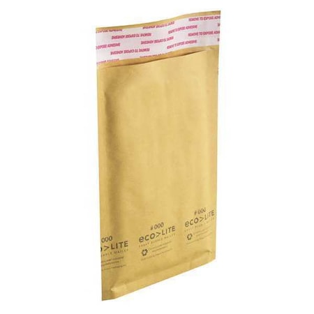 Mailer Envelope, Kraft, 4 in. W, PK500 MPN:36DZ22