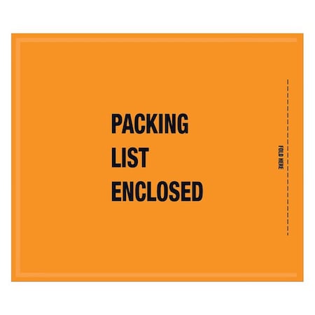 Mil-Spec Pcking Lst Enclsd Envpes, 8 1/2x10