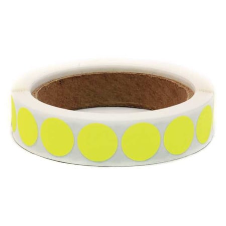 Inventory Label, Yellow, Paper, PK1000 MPN:3VCN5
