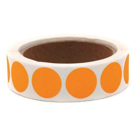 Inventory Label, Orange, Paper, PK1000 MPN:3VCN7