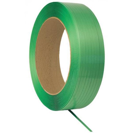Plastic Strapping, 1, 500 lb, Green MPN:40TP74