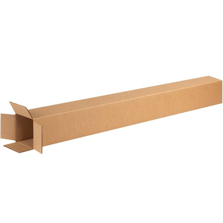 4 in x 4 in x 72 in Shipping Box, Kraft, Corrugate, Single Wall, 32 ECT MPN:4472