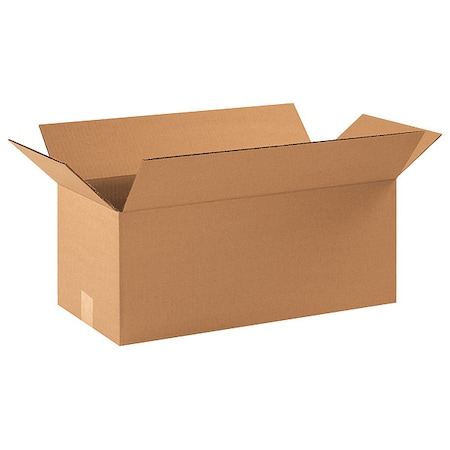22 in x 10 in x 9 in Shipping Box, Kraft, Corrugate, Single Wall, 32 ECT MPN:493T46