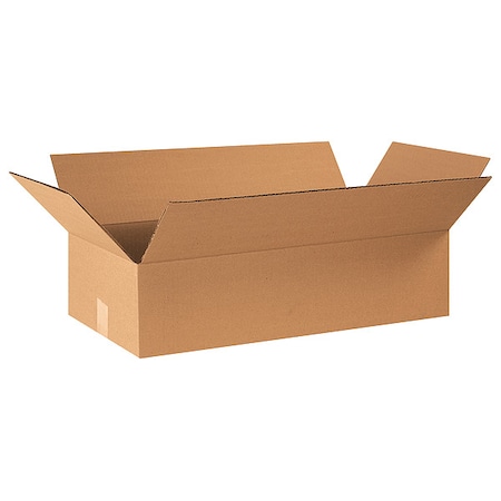 24 in x 12 in x 6 in Shipping Box, Kraft, Corrugate, Single Wall, 32 ECT MPN:493T50